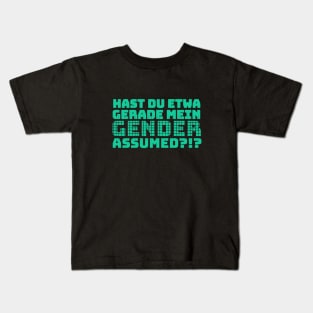 Gender Assuming Denglisch Designer Shirt Kids T-Shirt